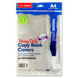 Student Solutions A4 Heavy Duty Copy Book Covers - Pack of 5