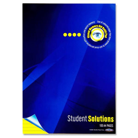 Student Solutions A4 Visual Memory Aid Refill Pad - 100 Pages - Lemon Yellow | Stationery Shop UK