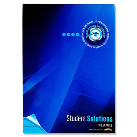 Student Solutions A4 Visual Memory Aid Refill Pad - 100 Pages - Turquoise-Tinted Notebooks & Refills-Student Solutions|StationeryShop.co.uk