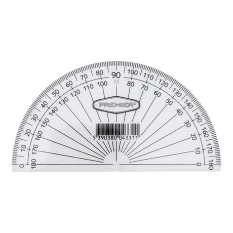 Student Solutions Student's 180 Degrees Protractor - 10 cm