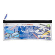 Student Solutions Transparent Pencil Case 330x125mm - Black