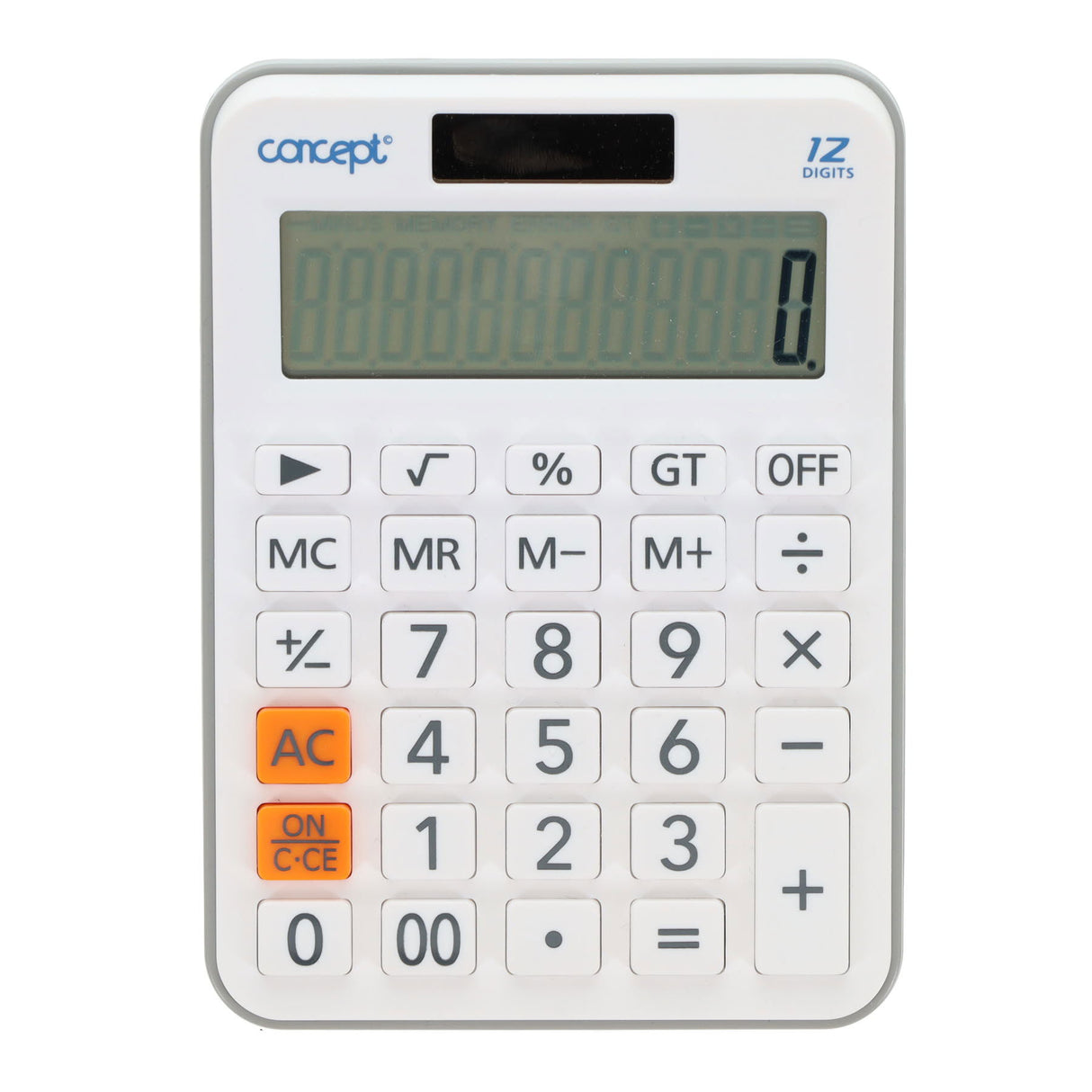 Concept Calculator 12 Digit - White