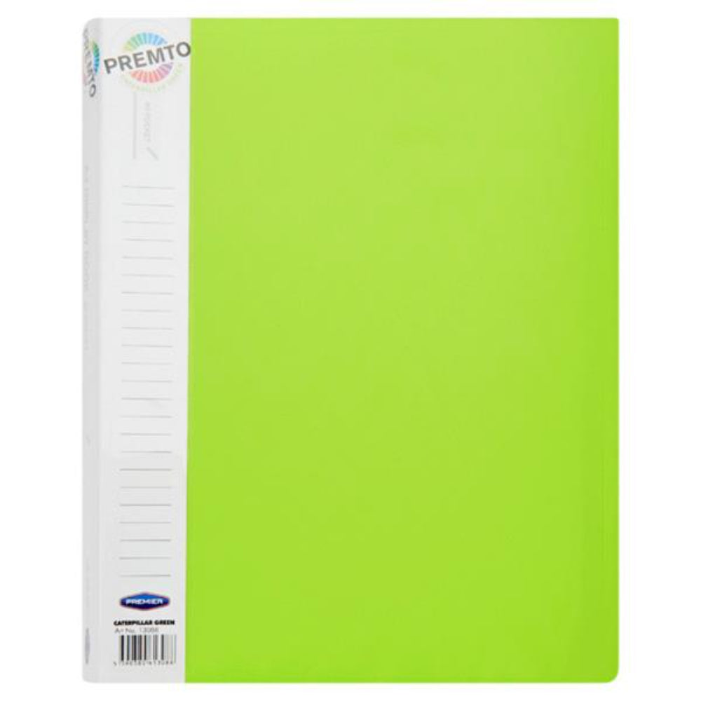 Premto A4 40 Pocket Display Book - Caterpillar Green