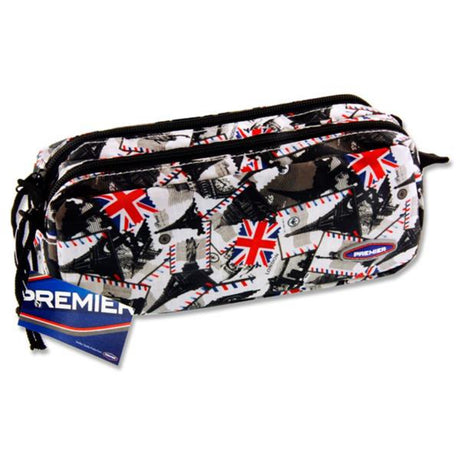 Premier Twin Zip Pencil Case - London/Paris