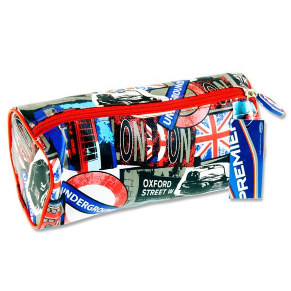 Premier Round Pencil Case - London Underground