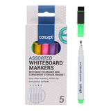 Concept Dry Erase Markers with Eraser Lid - Pack of 5