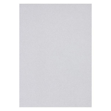 Premier Activity A4 Glitter Card - 250 gsm - Silver - 10 Sheets