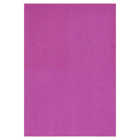 Premier Activity A4 Glitter Card - 250 gsm - Pink - 10 Sheets