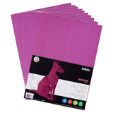 Premier Activity A4 Glitter Card - 250 gsm - Pink - 10 Sheets