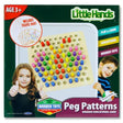 Little Hands Wooden Education Game - Peg Patterns