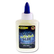 Stik-ie Glow In The Dark Glitter Glue - 89ml - Electrifying White