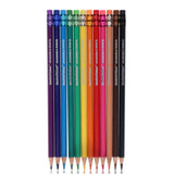 World of Colour Box of 12 Fully Erasable Colouring Pencils