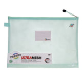 Premto Pastel B4+ Ultramesh Expanding Wallet with Zip - Mint Magic Green | Stationery Shop UK