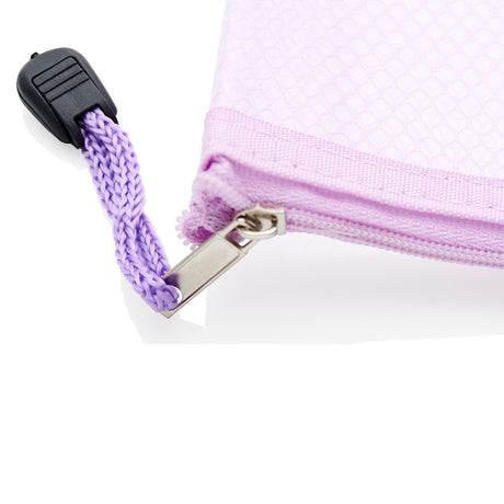 Premto Pastel B4+ Ultramesh Expanding Wallet with Zip - Wild Orchid Purple