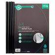 Concept Multipack | Green A4 Eco Easy Slide Spine Report Files - Pack of 5