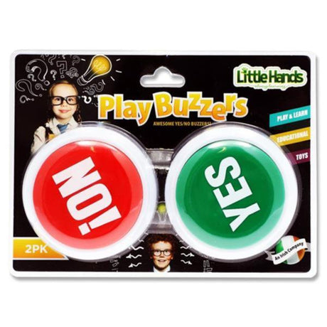 Little Hands Yes & No Play Buzzers - Set of 2