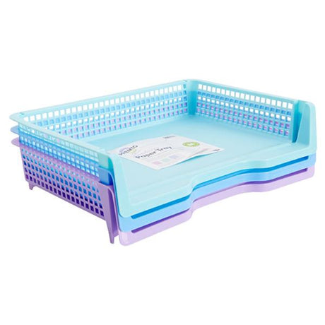 Premto Pastel A4 Paper Tray - Landscape Mint Magic