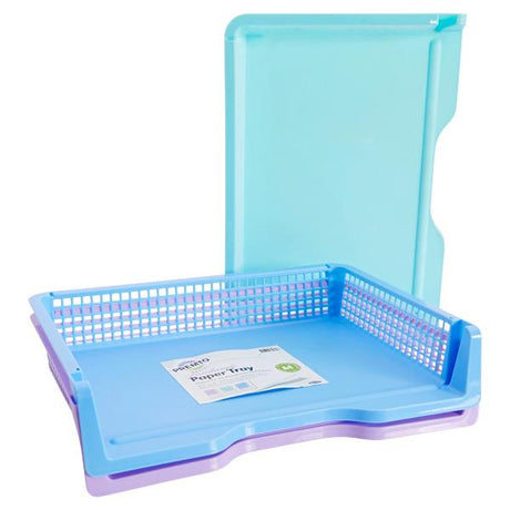 Premto Pastel A4 Paper Tray - Landscape Wild Orchid Purple