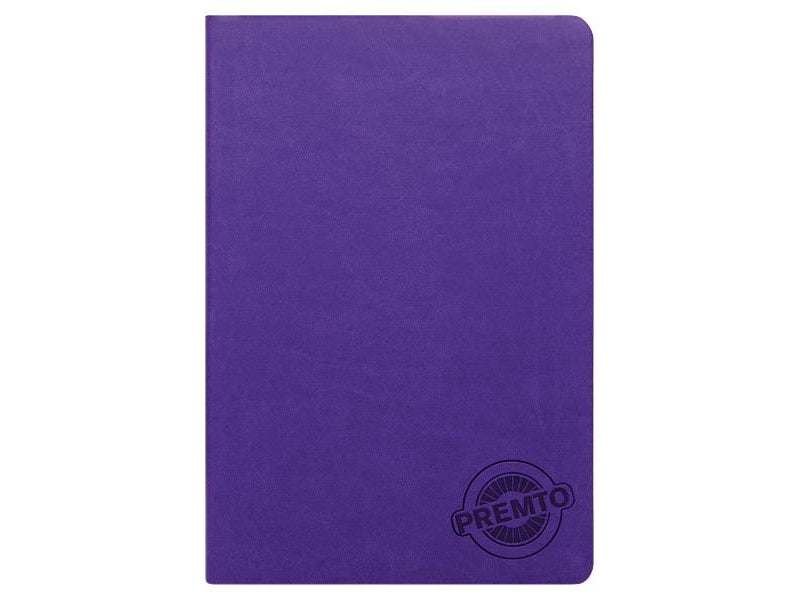 Premto A5 PU Leather Hardcover Notebook - 192 Pages -Grape Juice Purple