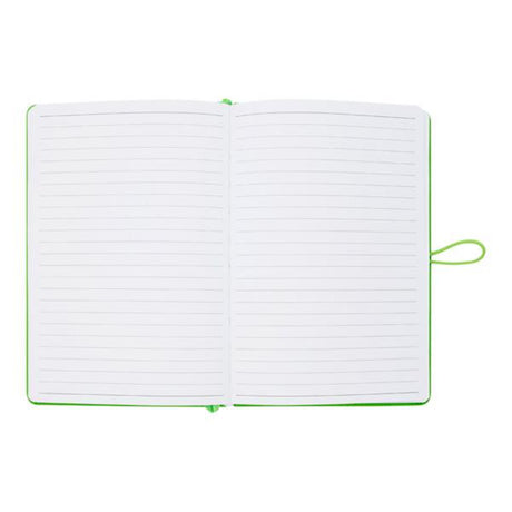 Premto A5 PU Leather Hardcover Notebook with Elastic Closure - 192 Pages - Caterpillar Green