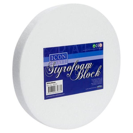 Icon Styrofoam Round Block - 203mm x 25mm