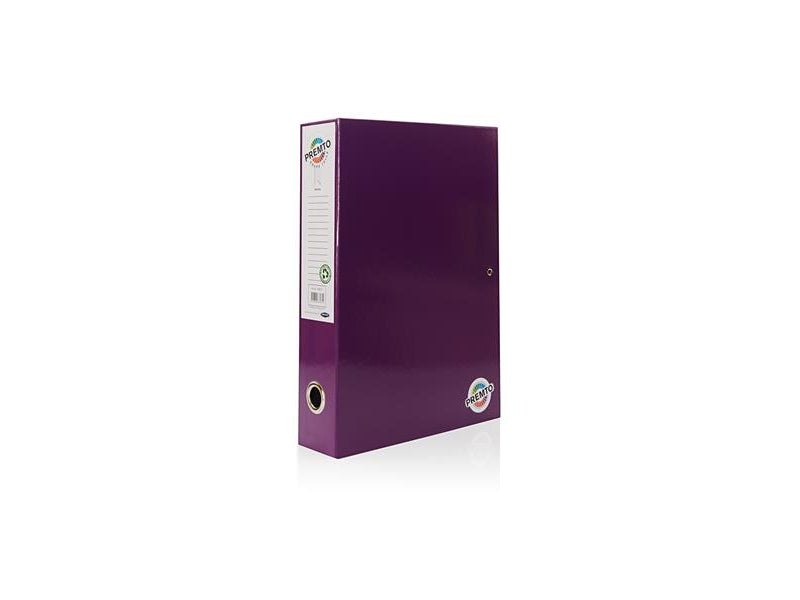 Premto Box File - Grape Juice Purple | Stationery Shop UK