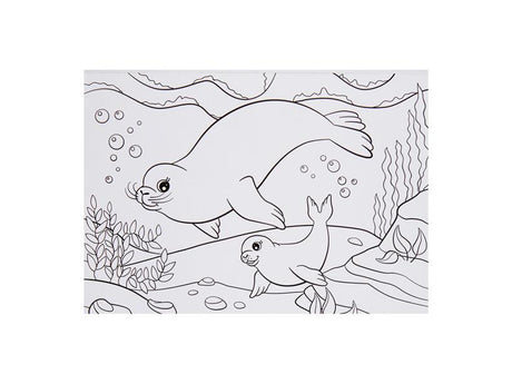 World of Colour A3 Colouring Book - 25 Sheets - Animal Families