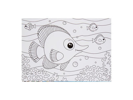 World of Colour A3 Colouring Book - 25 Sheets - Aquatic Life