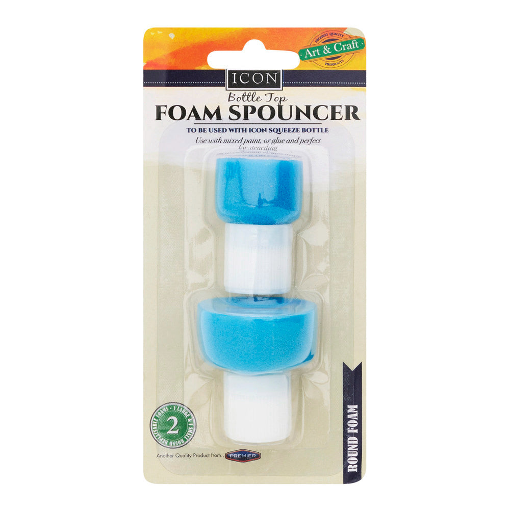 Icon Bottle Top Foam Spouncer for Icon Squeeze Bottle - Pack of 2