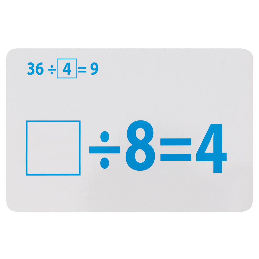 Ormond Mathematical Flash Cards - Division - Pack of 27