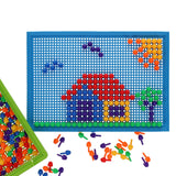 Clever Kidz Peg Board Box Set With Storage