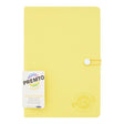 Premto Pastel A5 PU Leather Hardcover Notebook with Elastic Closure - 192 Pages - Primrose Yellow