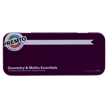 Premto Maths Set - Grape Juice - 9 Pieces