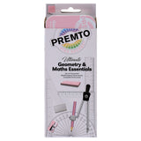 Premto Maths Set - Pink Sherbet - 9 Pieces