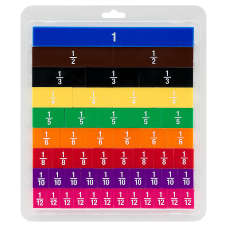 Clever Kidz Multicolour Fraction Discs - 51 Pieces