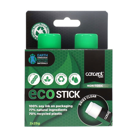 Concept Green Eco Glue Stick - 25G - Pack of 2