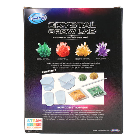 Clever Kidz Create your own Crystal Grow Lab | Stationery Shop UK