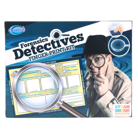 Clever Kidz Forensics Detectives Finger Print Kit | Stationery Shop UK