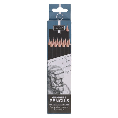 Icon Graphite Pencils - 4B - Box of 12