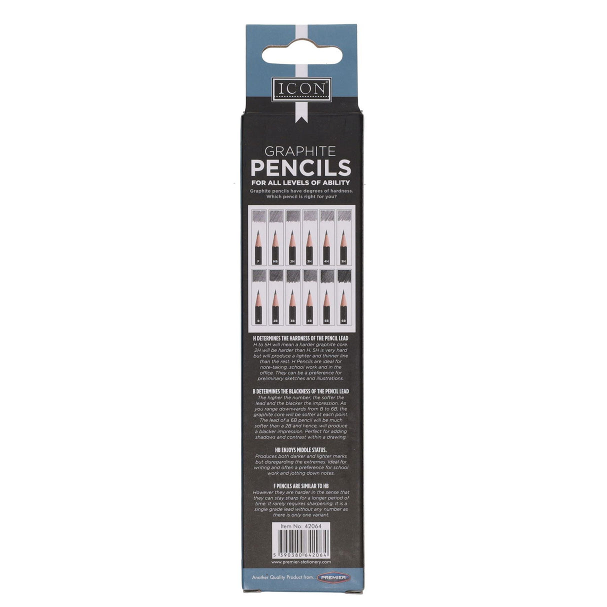 Icon Graphite Pencils - 4H - Box of 12