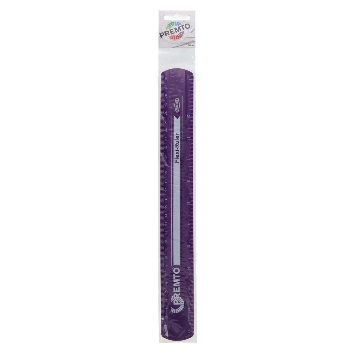 Premto Flexi Ruler - 30cm - Grape Juice