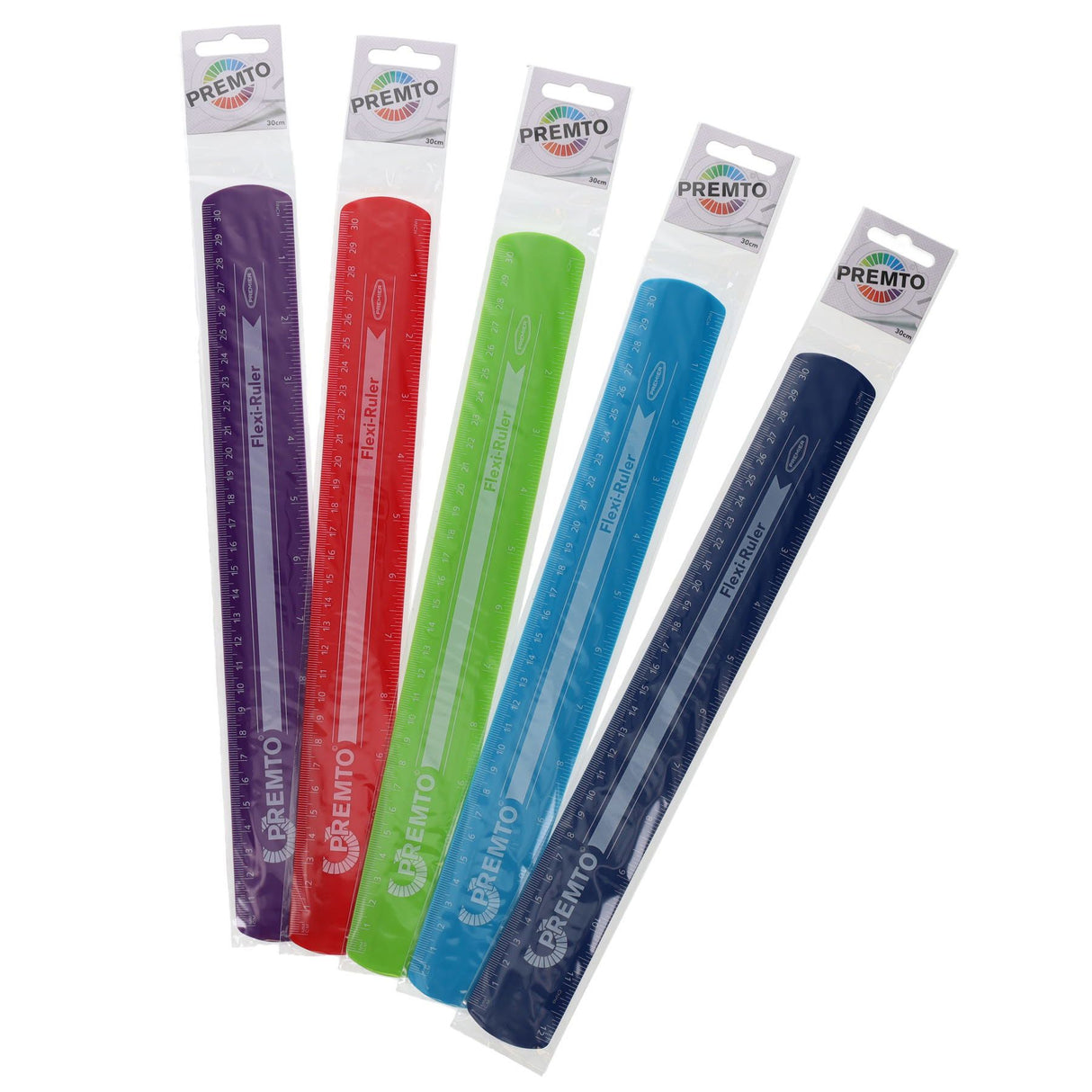 Premto Flexi Ruler - 30cm - Grape Juice