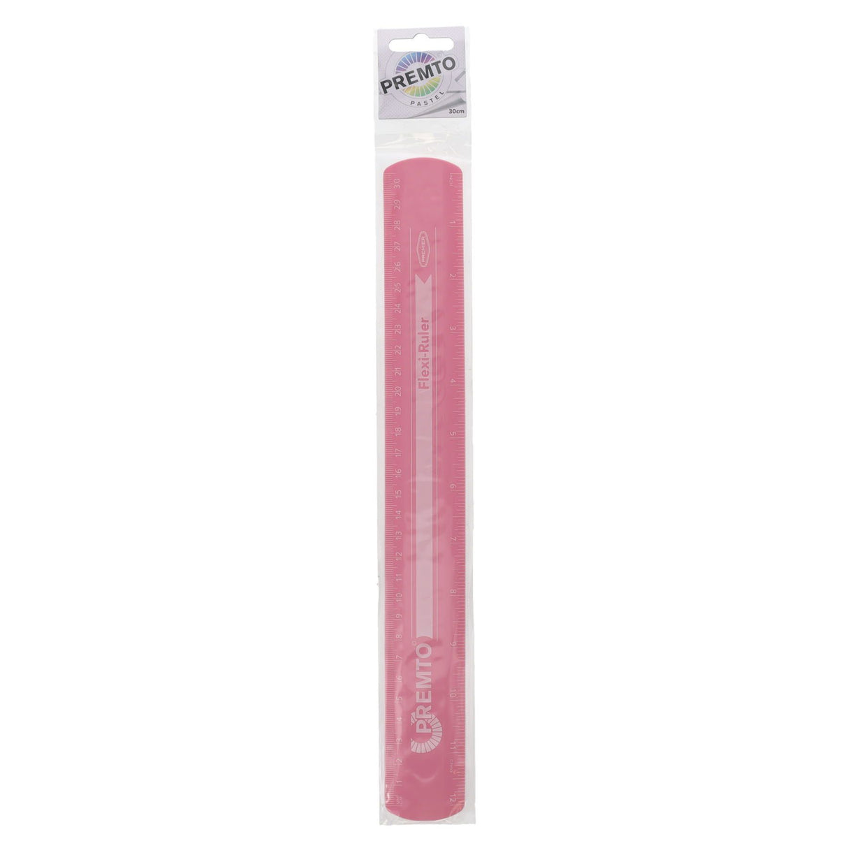 Premto Pastel Flexi Ruler - 30cm - Pink Sherbet