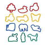 World of Colour Clay Cutters - Animation - Pack of 12 | Stationery Shop UK