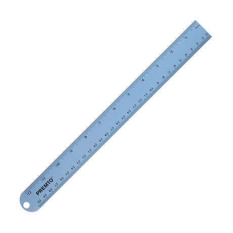 Premto Pastel Aluminium Ruler 30cm - Cornflower Blue