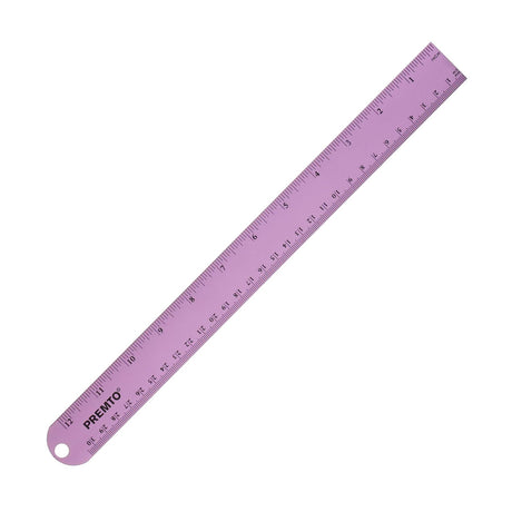 Premto Pastel Aluminium Ruler 30cm - Wild Orchid