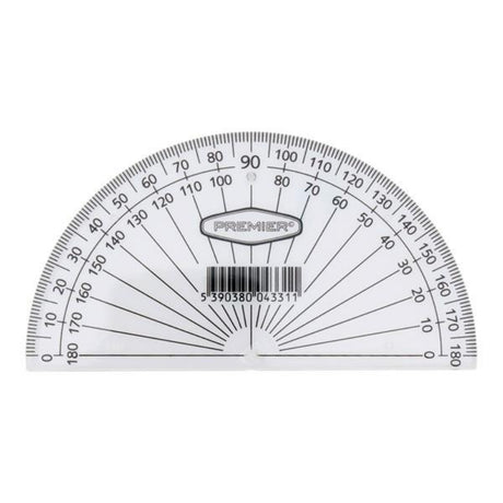 Student Solutions Student's 180 Degrees Protractor - 10 cm | Stationery Shop UK