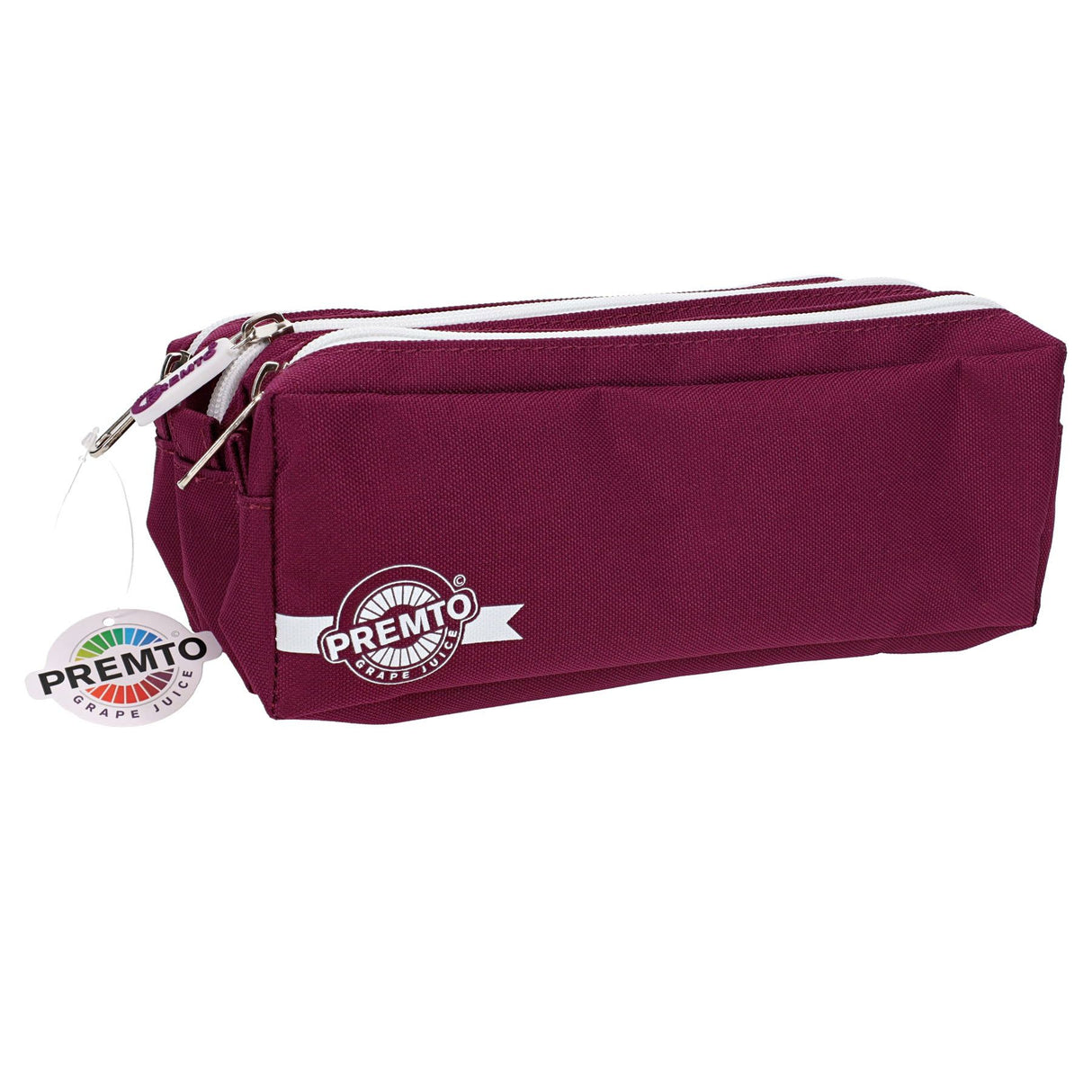 Premto 3 Pocket Pencil Case - Grape Juice