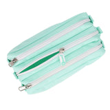 Premto 3 Pocket Pencil Case - Mint Magic