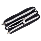 Premto 3 Pocket Pencil Case - Jet Black